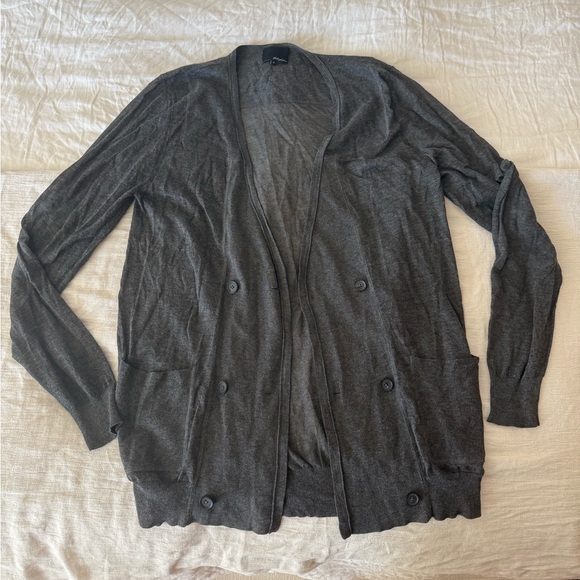 3.1 Phillip Lim Gray V-Neck Sweater